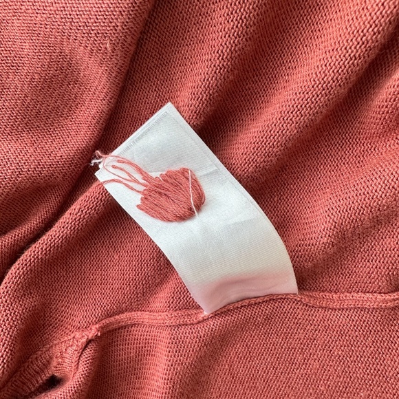 Anthropologie Dolman Sleeve Oversized Sweater Rust Brown - S - Picture 12 of 13